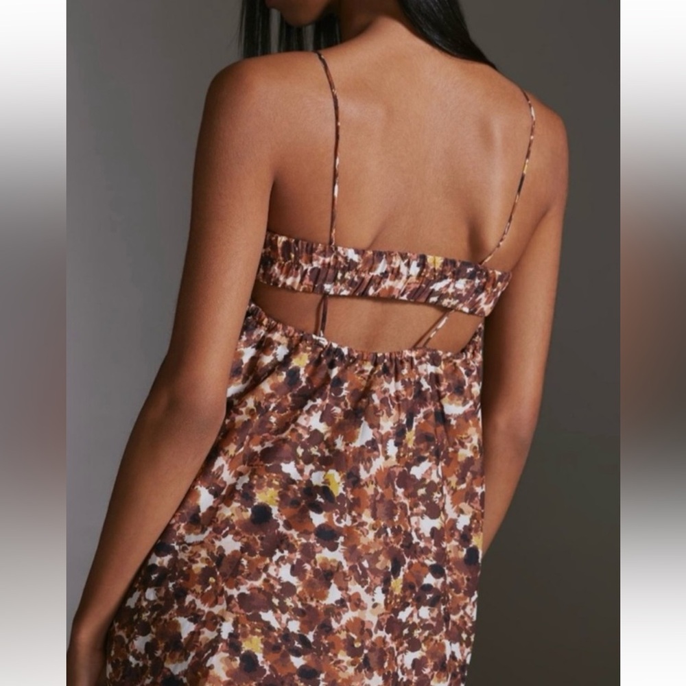 Anthropologie Lauren Babydoll Mini Dress